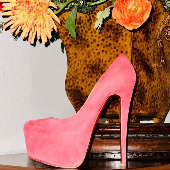CHRISTIAN LOUBOUTIN 🩷 “Pink Suede Daffodile” - Picture 10 of 13